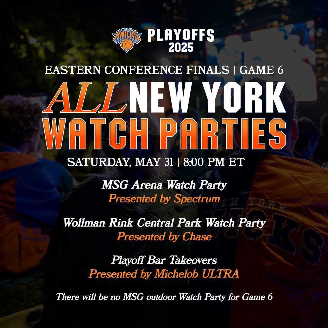 your plans for tonight? ⤵️

🎟️ Knicks.com/blockparty