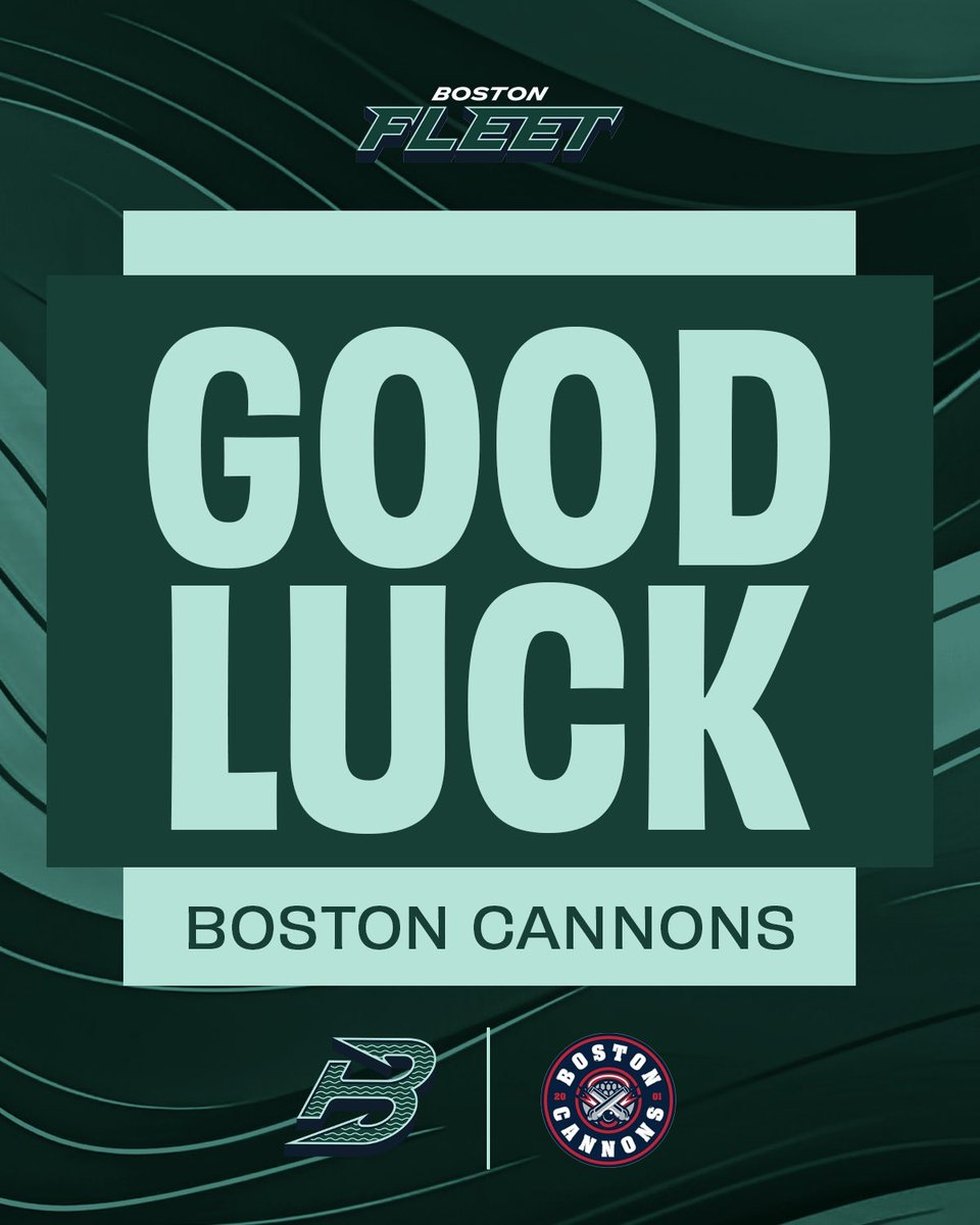 Boston Fleet (@pwhl_boston) on Twitter photo Boom Squad is BACK! 💣💥
Best of luck to the <a href="/PLLCannons/">Boston Cannons</a> as they kick off their 2025 season tonight! Boom Squad is BACK! 💣💥
Best of luck to the <a href="/PLLCannons/">Boston Cannons</a> as they kick off their 2025 season tonight!