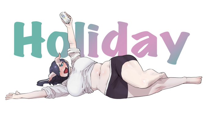 描いてたら日曜になっちゃった
#oc 