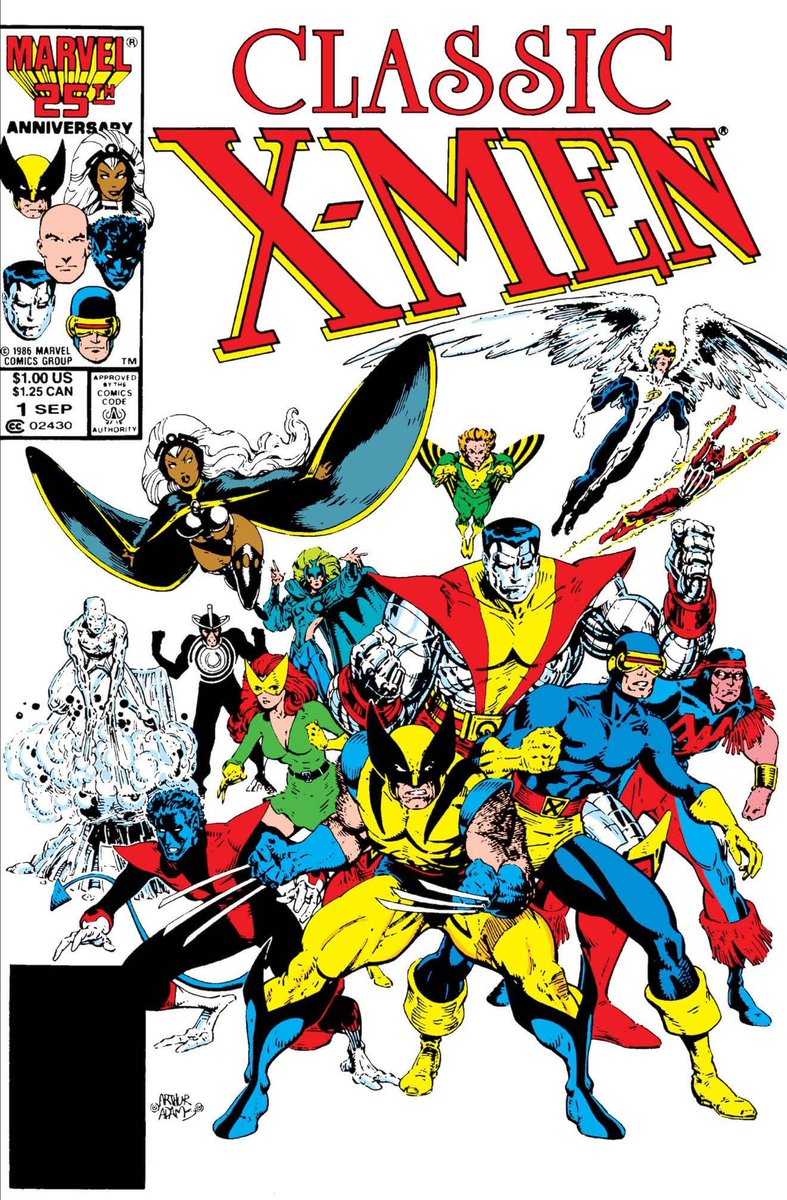 CLASSIC X-MEN #1 cover dated September 1986