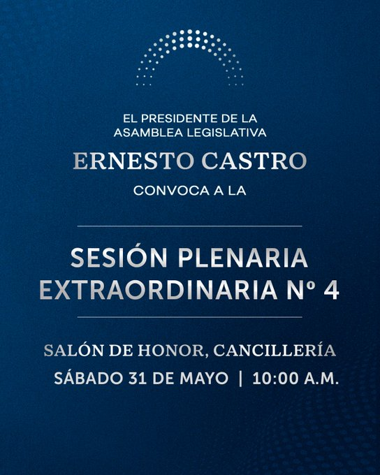 La Paz Times (@lapaztimes) on Twitter photo #Nacionales| Previo al informe del Presidente, <a href="/nayibbukele/">Nayib Bukele</a>, este 1 de junio, para hoy, la <a href="/AsambleaSV/">Asamblea Legislativa 🇸🇻</a> ha convocado a sesión plenaria extraordinaria. #Nacionales| Previo al informe del Presidente, <a href="/nayibbukele/">Nayib Bukele</a>, este 1 de junio, para hoy, la <a href="/AsambleaSV/">Asamblea Legislativa 🇸🇻</a> ha convocado a sesión plenaria extraordinaria.