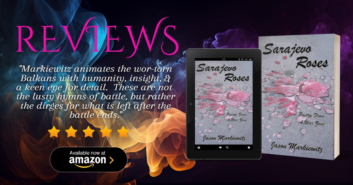 Jason Markiewitz - Voice Actor 🎙️🎧🖖🤠 (@jd_markiewitz) on Twitter photo Thank you to <a href="/TheSurrealAri/">A. A. Rubin</a> for this wonderful review of "Sarejevo Roses." This book is available in paperback and Kindle wherever you get your books! Thank you to <a href="/TheSurrealAri/">A. A. Rubin</a> for this wonderful review of "Sarejevo Roses." This book is available in paperback and Kindle wherever you get your books!