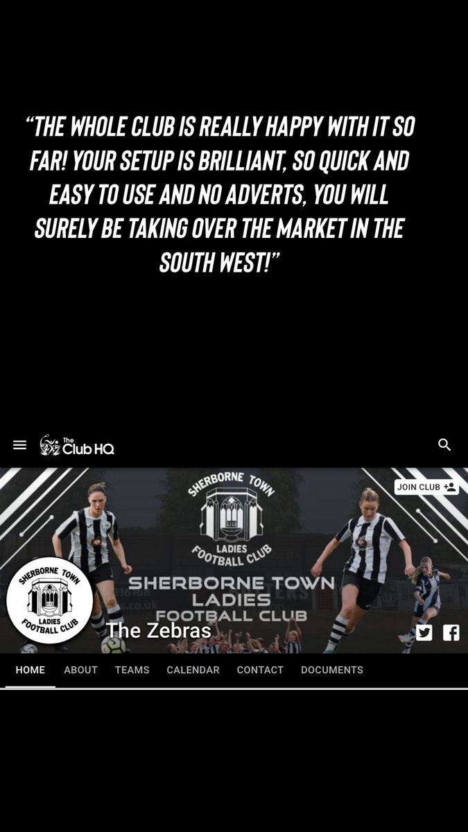 Welcome to <a href="/SherborneLFC/">Sherborne Town Ladies FC</a> and thanks for the great feedback 🦓 
Get on board too, link in our profile 👍🏻