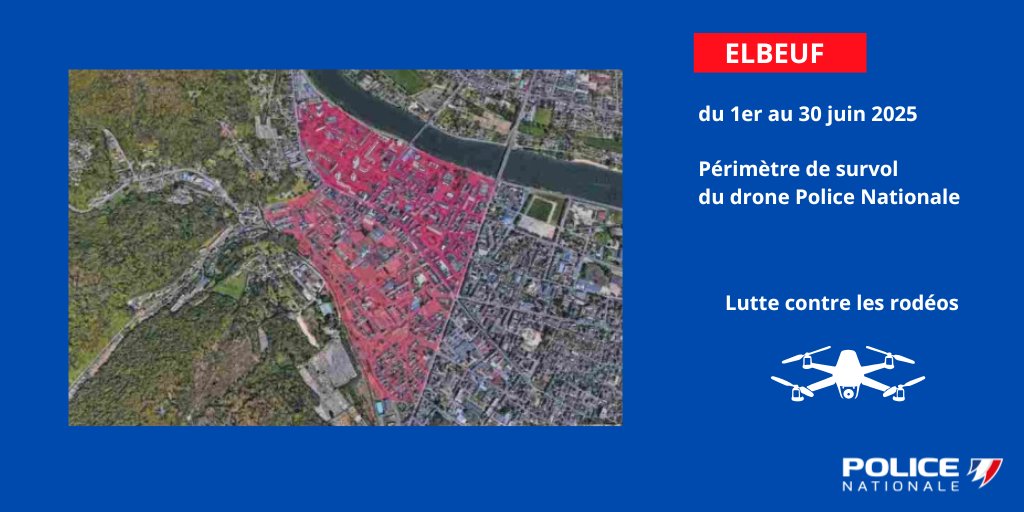 #ContreLesRodéos | Afin de poursuivre sa lutte contre les #Rodéos en #SeineMaritime, <a href="/Prefet76/">Préfet de Normandie et de la Seine-Maritime</a> a pris des arrêtés d'autorisation de survol de drones sur le département dont les périmètres de vol sont définis dans chaque infographie :