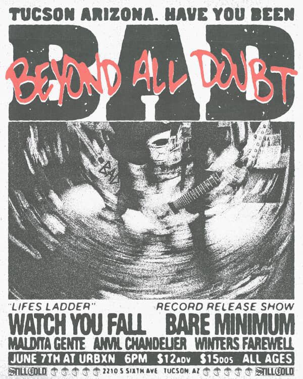 One week away!

Life’s Ladder release show!

HC.