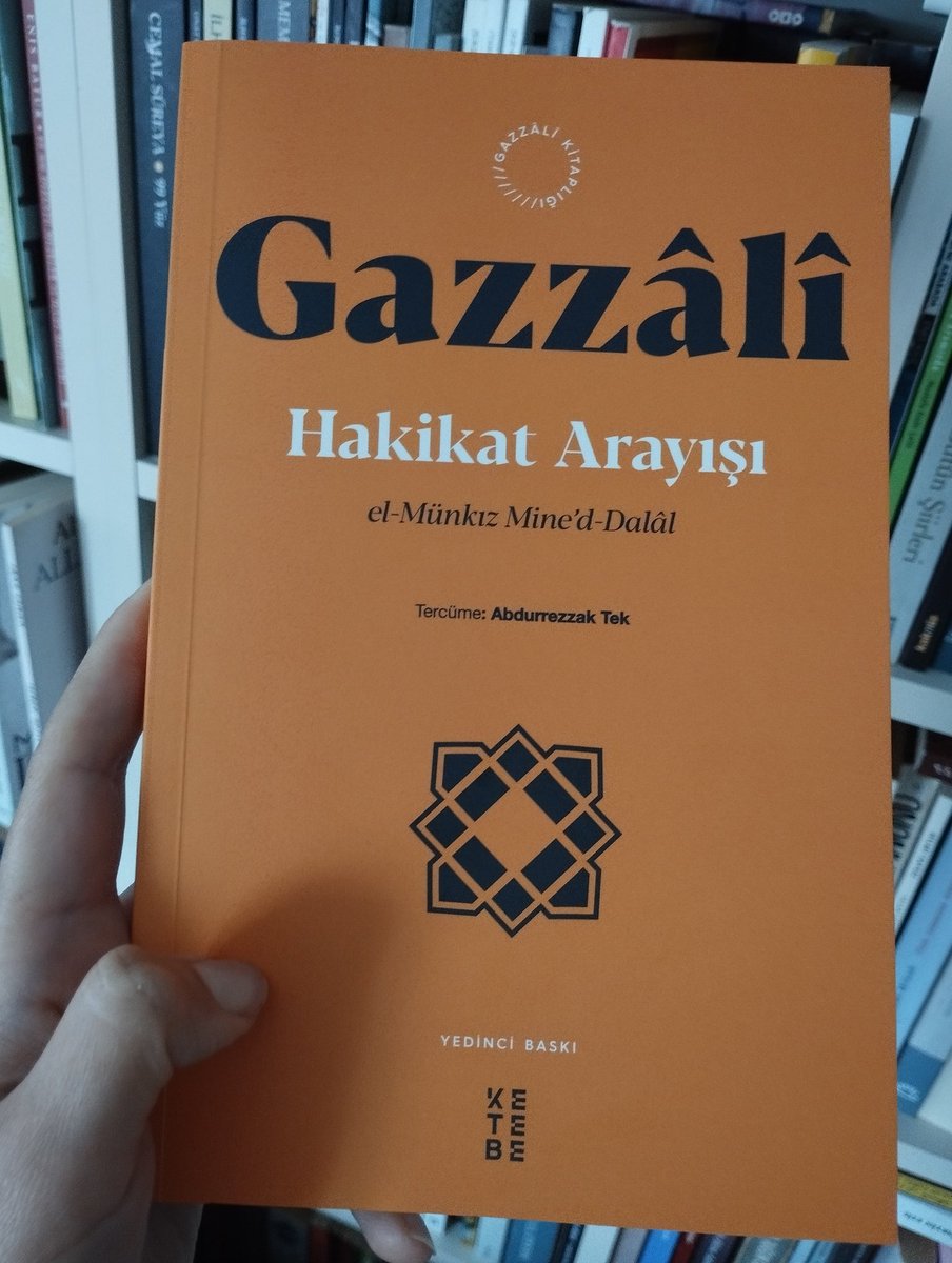 gazzâlî'nin kendi düşünce dünyasındaki buhranları çalkantıları yani o allah ağrısını anlattığı otobiyografik eser. samimi ve içten. otobiyografik olması ayrıca kıymetli.