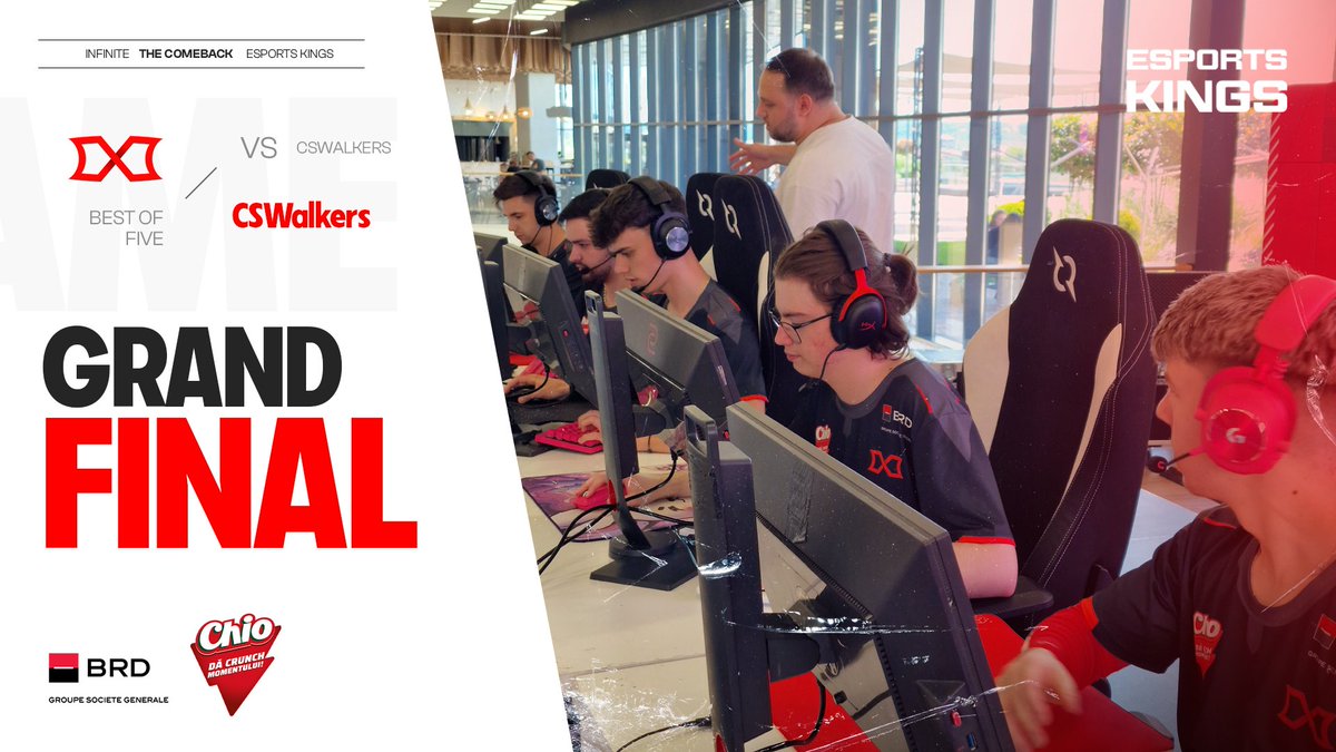 We are ready and locked in for the ESPORTS KINGS GRAND FINAL 🔥

📺 youtube.com/live/d6-YvNSfe…

Close to Promenada Craiova? Don’t miss the chance to support us live! 🫡
#WeINFINITE