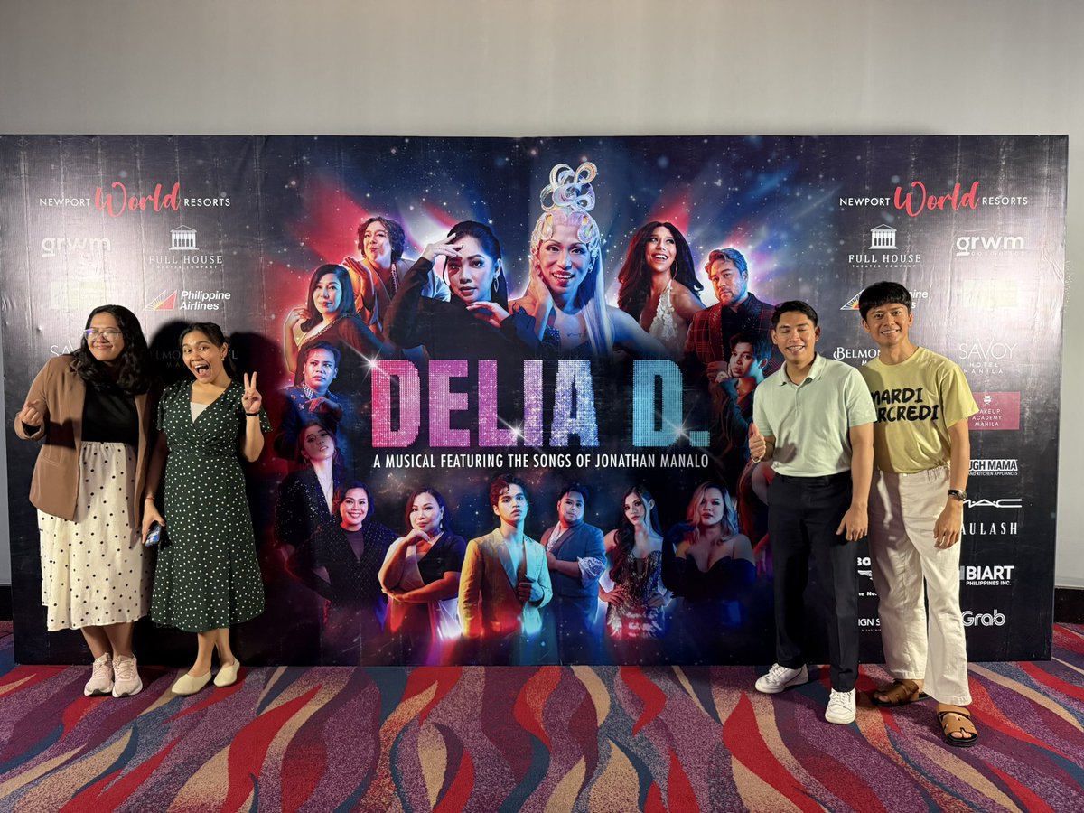 AngLomeda's tweet image. Magnificent ensemble! 

#DeliaD #NWRMusicals #FHTC