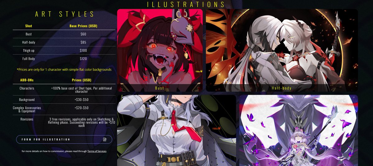 BemRems's tweet image. Good day Everyone! Opening up my Commissions 🥰. Here's a summary of my prices, more info of my portfolio and commission here: knightfuryb.carrd.co
#commissionart #commissionsopen