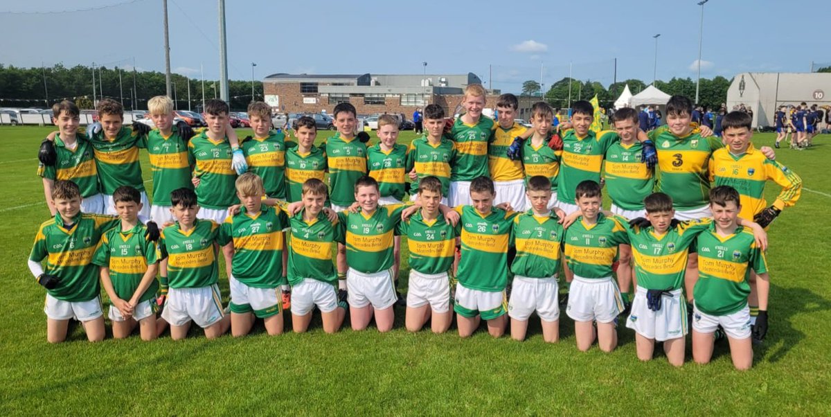 Our under 14s had a great day out at the Portmarnock tournament today. They played some great football before bowing out in the quarter final against Galway opposition. Well done to the players and coaches 🟢🟡🟢🏐🏐