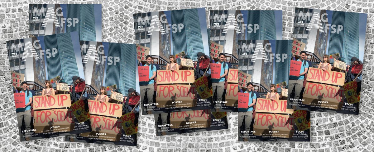🔴 Le nouveau MagAFSP #8 de juin 2025 est en ligne !

Avec un dossier consacré aux dangers qui pèsent sur l’#ESR et spécifiquement sur la science politique.

Deux fois par an, avec le MagAFSP, partagez un concentré d’informations et de réflexions. 

afsp.info/activites/le-m…
