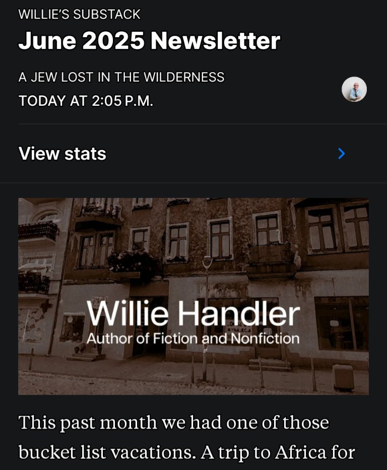 My June Newsletter a day early! Link is in the comments.