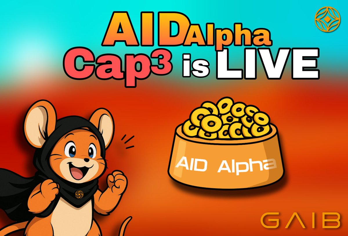 YoBroGRone's tweet image. $AID Alpha Cap 3 is LOVE 🫶🏻
I mean LIVE 🔥😆

Hop in NOW here👇🏼
aid.gaib.ai/explore?invite…

@gaib_ai @gaib_fremen #AIDAlpha #Cap3 #AID #DeFi #AI #Web3 #Crypto