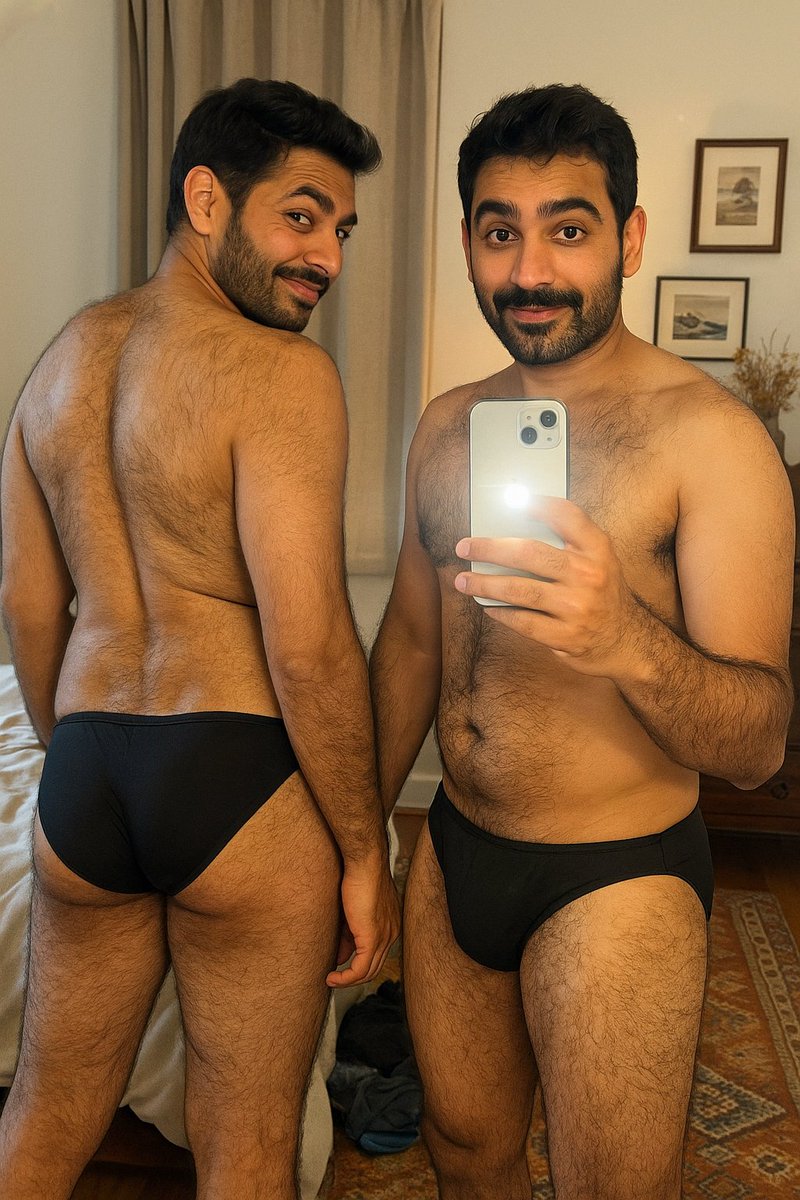 Spicier than a plate of biryani 🇮🇳🔥 These two are bringing the heat straight from Delhi. #IndianMen #DesiGay #GaySouthAsia