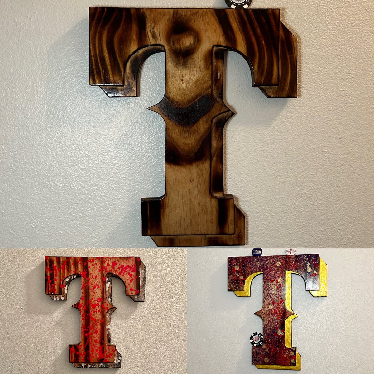 Cash (@1cash28) on Twitter photo Texas Rangers wood art commissions available. Each piece is handcrafted to order with prices starting at $65+ ship. DM to talk about a design. Reposts appreciated.
<a href="/84baseballcards/">84Cards • Daily Team B/S/T</a>
<a href="/TheHobby247/">The Hobby 24/7</a>
<a href="/NickPerry8/">Nick Perry</a>
<a href="/HobbyConnector/">The Hobby Connector ™</a>
#TBBReposts
#AllForTX Texas Rangers wood art commissions available. Each piece is handcrafted to order with prices starting at $65+ ship. DM to talk about a design. Reposts appreciated.
<a href="/84baseballcards/">84Cards • Daily Team B/S/T</a>
<a href="/TheHobby247/">The Hobby 24/7</a>
<a href="/NickPerry8/">Nick Perry</a>
<a href="/HobbyConnector/">The Hobby Connector ™</a>
#TBBReposts
#AllForTX