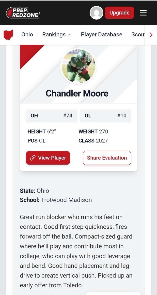 Chandler Moore 27’ Dual Sport ATH (@chandl3rmoore) on Twitter photo Thank you to <a href="/PrepRedzoneOH/">Prep Redzone Ohio</a> for the write up! I appreciate it. <a href="/Bryan_Ault/">Bryan Ault - Midwest Scout</a> Thank you to <a href="/PrepRedzoneOH/">Prep Redzone Ohio</a> for the write up! I appreciate it. <a href="/Bryan_Ault/">Bryan Ault - Midwest Scout</a>