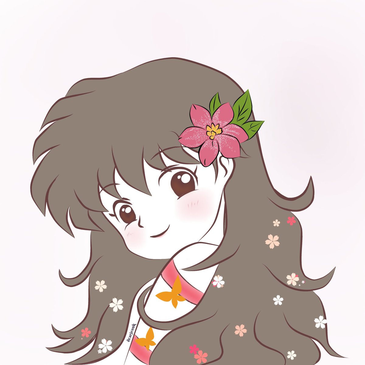 ugh I'm having trouble drawing Rin's hair 😭 #りん #Rin #殺りん #sessrin #SessRinEternity #Rinweek #inuyasha #Yashahime #HanoNoYashahime