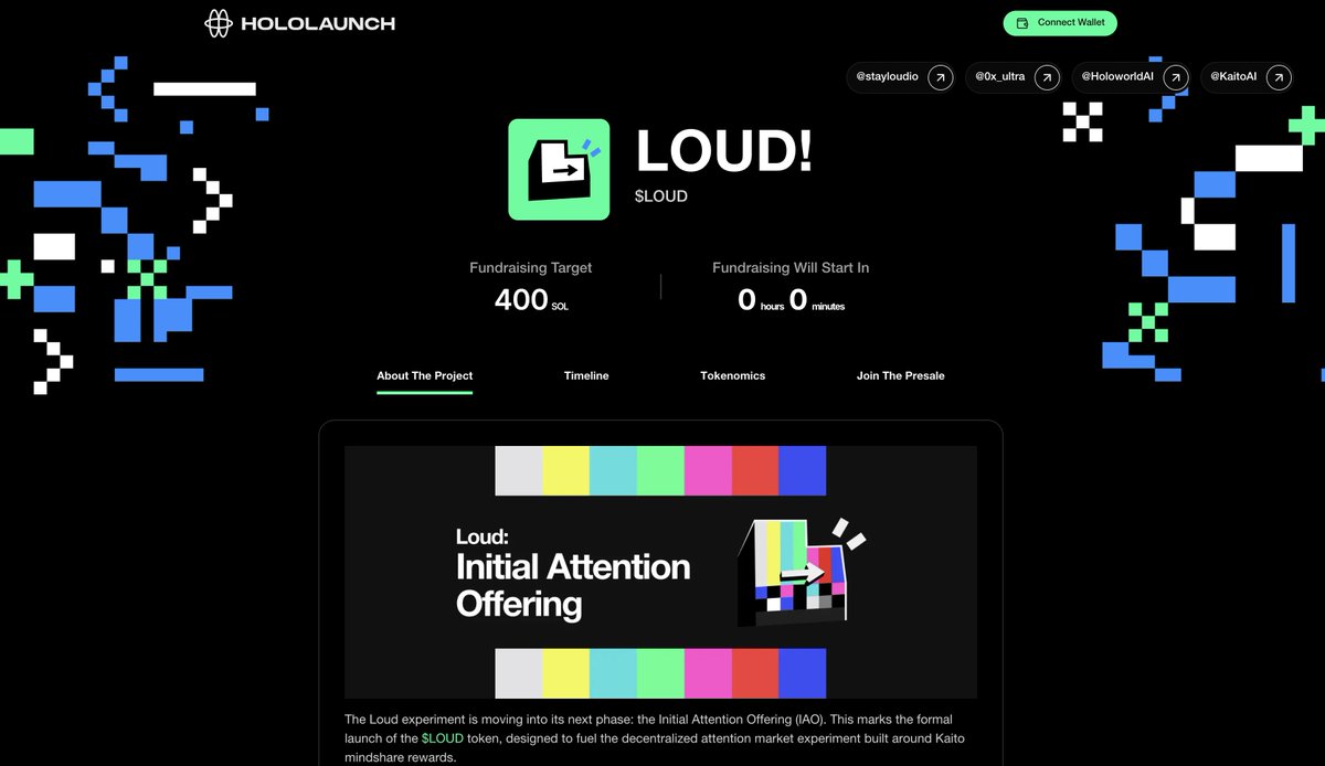 $loud initial attention offering going live any minute

top 1000 loudio yappers only

time to earn from mindshare 

alerts on <a href="/stayloudio/">Loud!</a>🔔👀 $loud @kaitoai