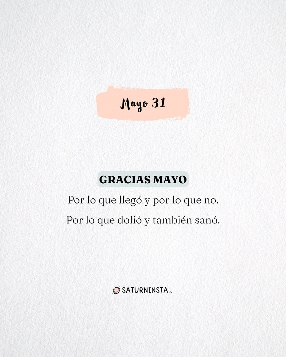 saturninsta's tweet photo. Gracias mayo ✨ https://t.co/KFz43jLzkv