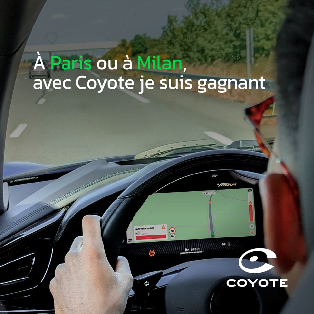 Coyote_Officiel (@coyote_officiel) on Twitter photo Ce soir, PSG vs Milan pour la finale #UCL2025 ! ⚽
Sur la route comme sur le terrain, il faut une bonne tactique. !
Avec Coyote, c’est moi le gagnant 🟢
Bon match à tous !
#Coyote #ChampionsLeague #FinaleUCL2025 #Berlin2025 <a href="/coyoteitalia/">COYOTE Italia</a> Ce soir, PSG vs Milan pour la finale #UCL2025 ! ⚽
Sur la route comme sur le terrain, il faut une bonne tactique. !
Avec Coyote, c’est moi le gagnant 🟢
Bon match à tous !
#Coyote #ChampionsLeague #FinaleUCL2025 #Berlin2025 <a href="/coyoteitalia/">COYOTE Italia</a>