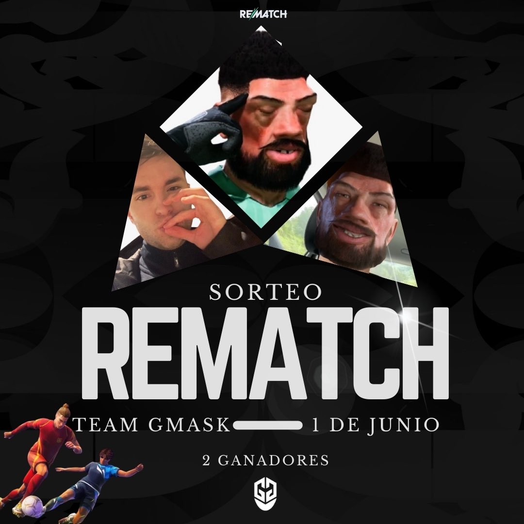 Mr Casemuro 🎭 (@mr_casemuro) on Twitter photo 🚨𝗦𝗢𝗥𝗧𝗘𝗢 𝗦𝗨𝗕𝗦 𝗥𝗘𝗠𝗔𝗧𝗖𝗛
MAÑANA DOMINGO a las 18:00 ➡️ Sorteo X2 REMATCH🌟
✅ Ser SUB en Twitch🟣
✅ Estar en el stream👀
Gracias por este mes de mayo histórico, esto es por vosotros🙌🏻 <a href="/TeamGMask/">Team GMask</a> 🚨𝗦𝗢𝗥𝗧𝗘𝗢 𝗦𝗨𝗕𝗦 𝗥𝗘𝗠𝗔𝗧𝗖𝗛
MAÑANA DOMINGO a las 18:00 ➡️ Sorteo X2 REMATCH🌟
✅ Ser SUB en Twitch🟣
✅ Estar en el stream👀
Gracias por este mes de mayo histórico, esto es por vosotros🙌🏻 <a href="/TeamGMask/">Team GMask</a>