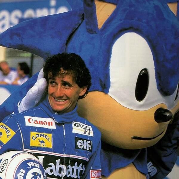 Sonic the Hedgehog with some French guy, 1993