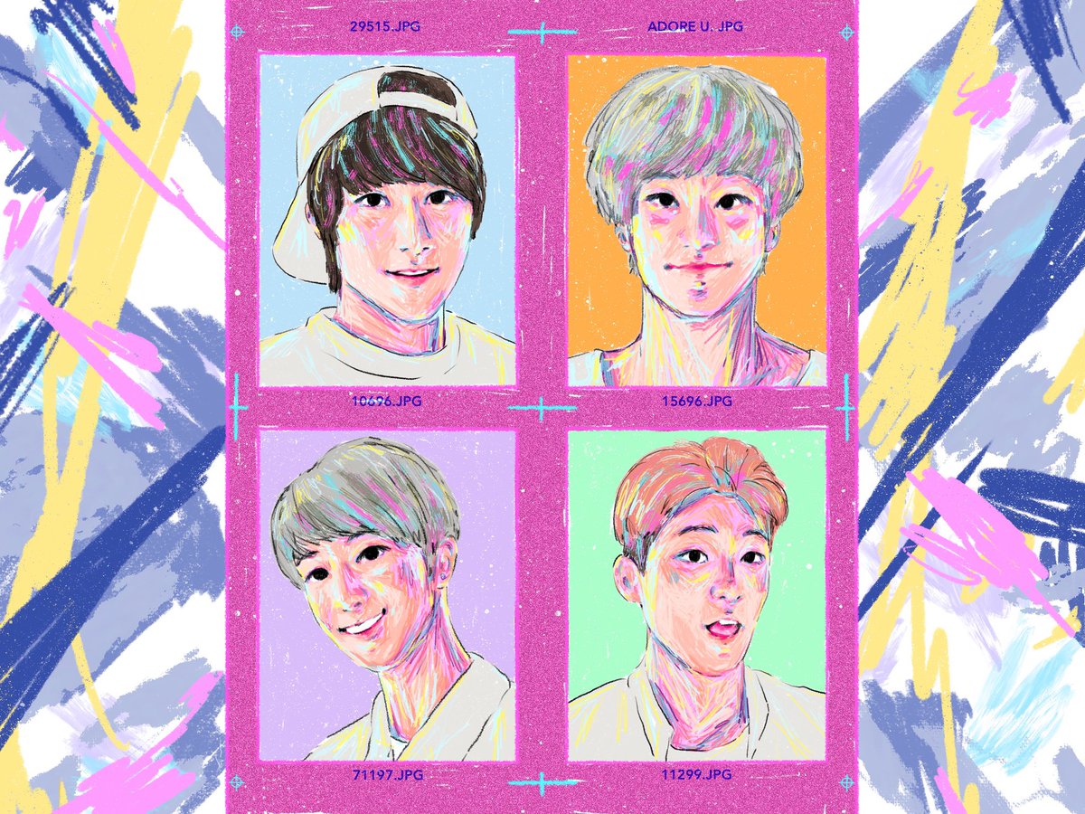 fanart for SEVENTEEN 10th anniversary exhibition project by <a href="/a_doreu17/">PROJECT ADORE.U</a> 

panjang umur sehat selalu 🤍  
also, i truly hope this piece brings a smile to your face and fills your heart with joy🤍

-`♡´- tear
