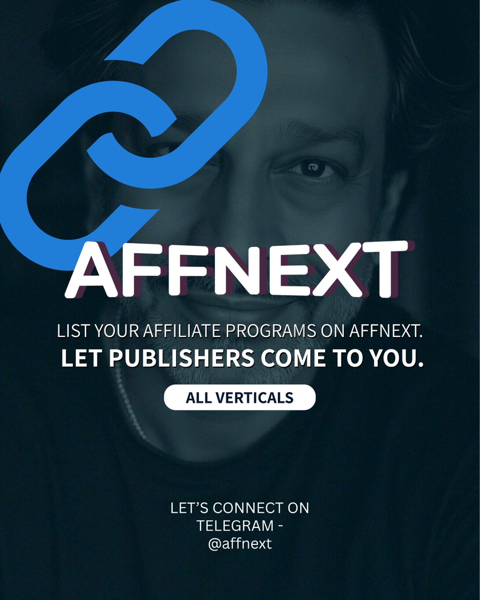 AbeCherian's tweet image. 𝗦𝘁𝗶𝗹𝗹 𝗿𝗲𝗹𝘆𝗶𝗻𝗴 𝗼𝗻 𝗰𝗼𝗹𝗱 𝗗𝗠𝘀 𝘁𝗼 𝗳𝗶𝗻𝗱 𝗮𝗳𝗳𝗶𝗹𝗶𝗮𝘁𝗲𝘀?
There’s a better way.

Start here: affnext.com/join

Let's connect on Telegram @affnext  

#affnext #affiliateprogram #cpanetwork #affiliatenetwork