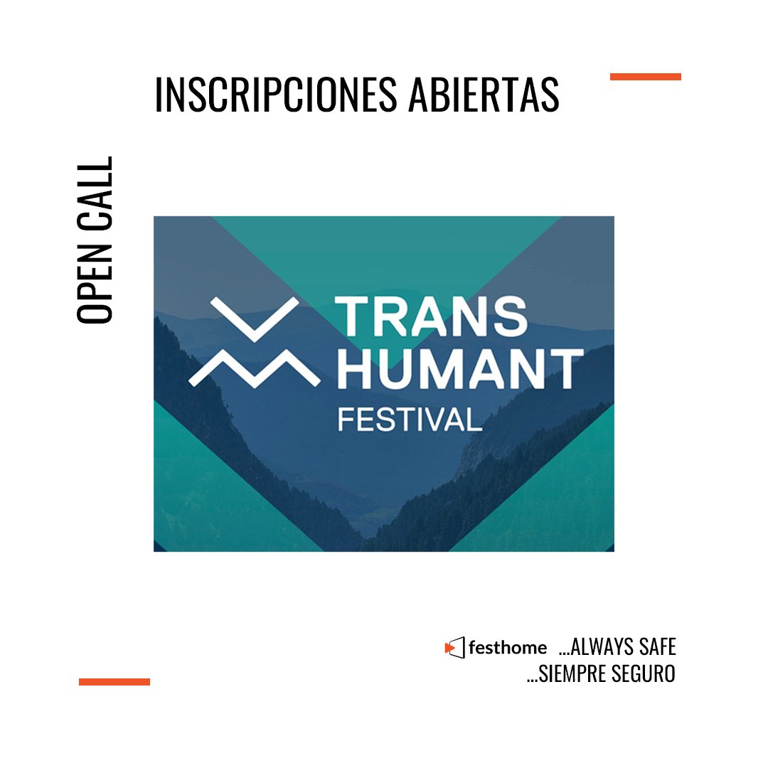 12º Transhumant Festival
<a href="/trans/">Trans </a>.humant <a href="/transhumant/">TRANSHUMANT</a>

📩 festhome.com/festival/trans…

#callforentries #opencall #filmfestival #film #festival #corto #shortfilm #submissions #inscripciones #festivaldecine