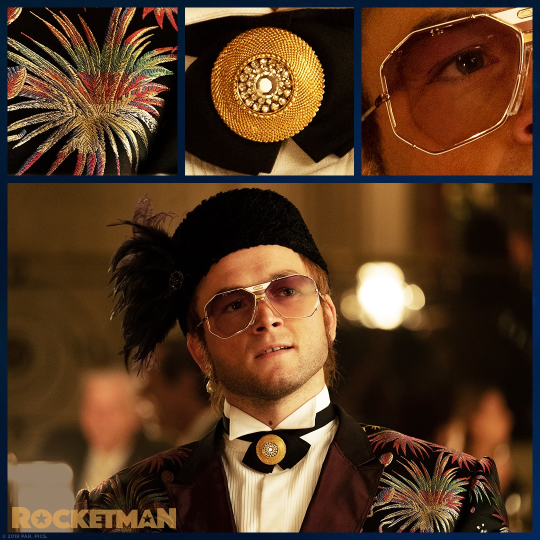 rocketmanmovie's tweet photo. It’s all in the details. 💎 Celebrate 6 years of #Rocketman with the stunning #costumes by designer Julian Day. https://t.co/bTiVtyE1g0