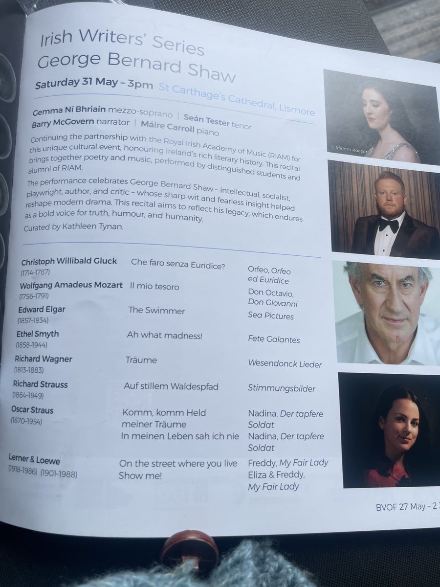 Fidleir (@fidleir) on Twitter photo Nicely put together by Kathleen Tynan- a programme of words and music celebrating GB Shaw <a href="/B_V_O_F/">Blackwater Valley Opera Festival</a> this afternoon #Lismore Nicely put together by Kathleen Tynan- a programme of words and music celebrating GB Shaw <a href="/B_V_O_F/">Blackwater Valley Opera Festival</a> this afternoon #Lismore