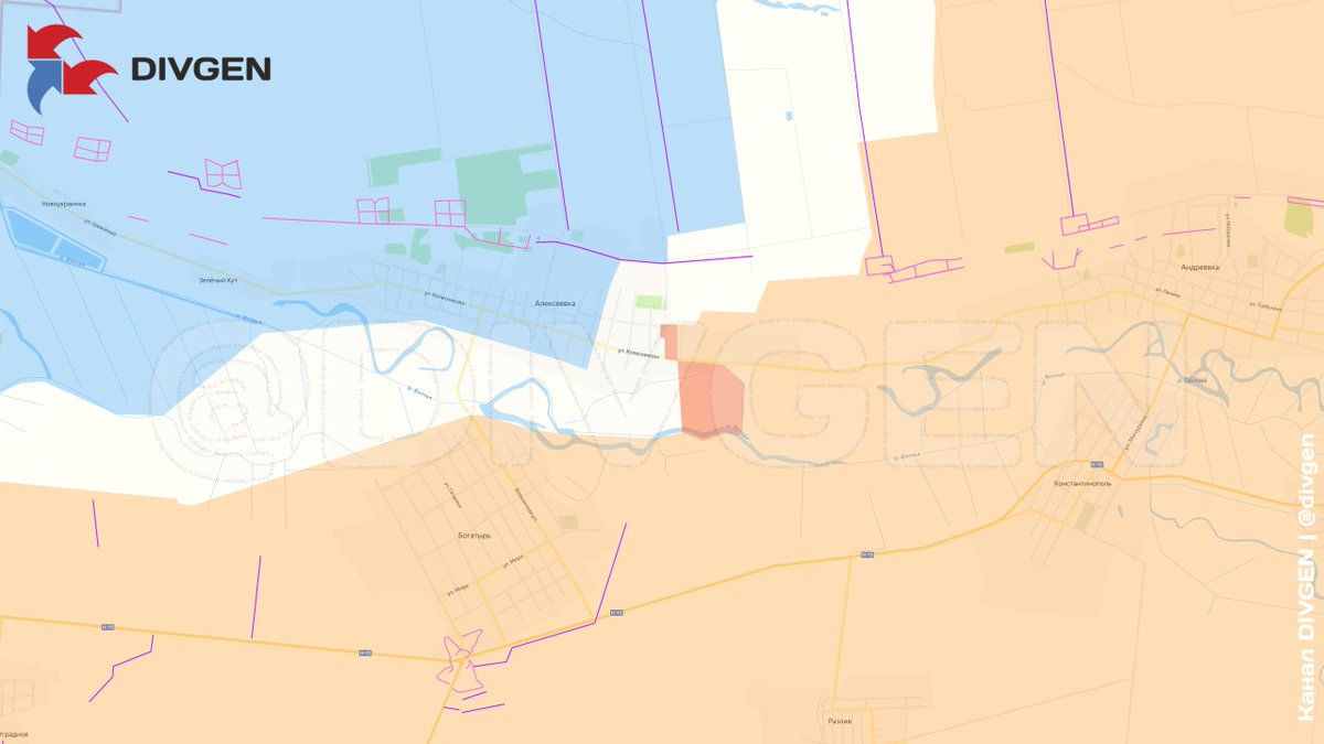 ВС РФ штурмуют Алексеевку севернее Богатыря.