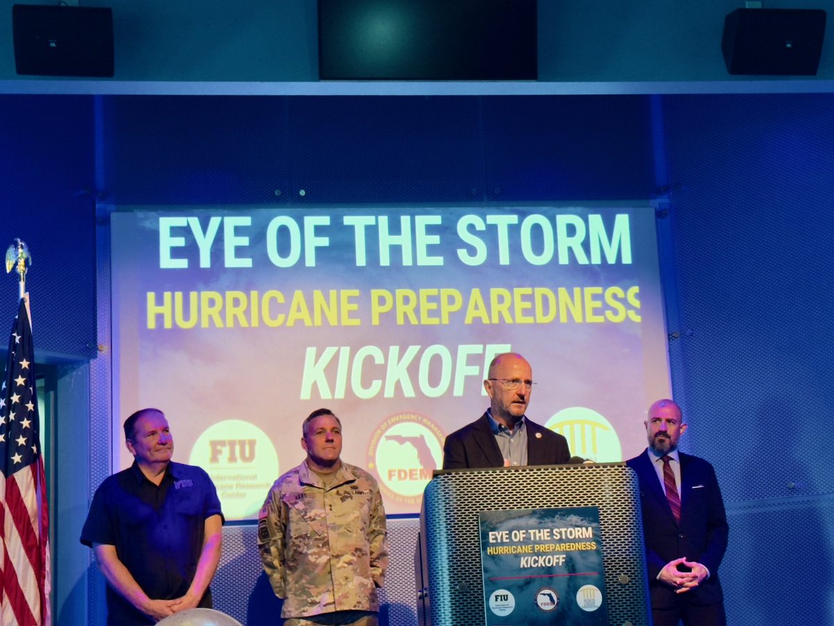 Kicked off hurricane season at the Eye of the Storm event <a href="/MODSFTL/">Museum of Discovery and Science</a> — where education meets preparedness. When people understand the science behind hurricanes and how to stay safe, our entire community becomes stronger. Events like this make science accessible, relevant, and FUN!