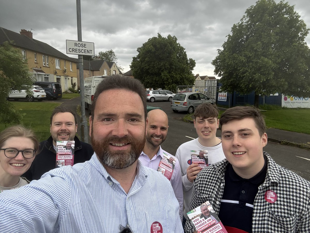 John Erskine (@johnerskine) on Twitter photo Out representing the Highlands and Islands in the Hamilton, Larkhall and Stonehouse by-election today on the final Saturday of the campaign.
Best of luck to <a href="/DavyRussell4HLS/">Davy Russell for Hamilton, Larkhall and Stonehouse</a> and <a href="/ScottishLabour/">Scottish Labour</a> on Thursday! š¹ Out representing the Highlands and Islands in the Hamilton, Larkhall and Stonehouse by-election today on the final Saturday of the campaign.
Best of luck to <a href="/DavyRussell4HLS/">Davy Russell for Hamilton, Larkhall and Stonehouse</a> and <a href="/ScottishLabour/">Scottish Labour</a> on Thursday! š¹