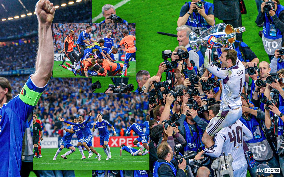 SkyFootball's tweet photo. 🗓️ Last time the Champions League final was held at Allianz Arena... Chelsea came out victorious following a historic shoot-out victory over Bayern Munich! 🏆 https://t.co/73OHsAGeHS