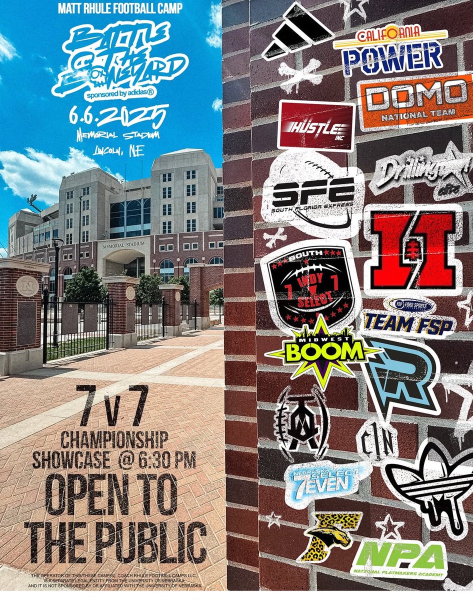 Excited to be playing in the Adidas 7v7 Championship Showcase <a href="/TFordFSP/">Tracy Ford</a>