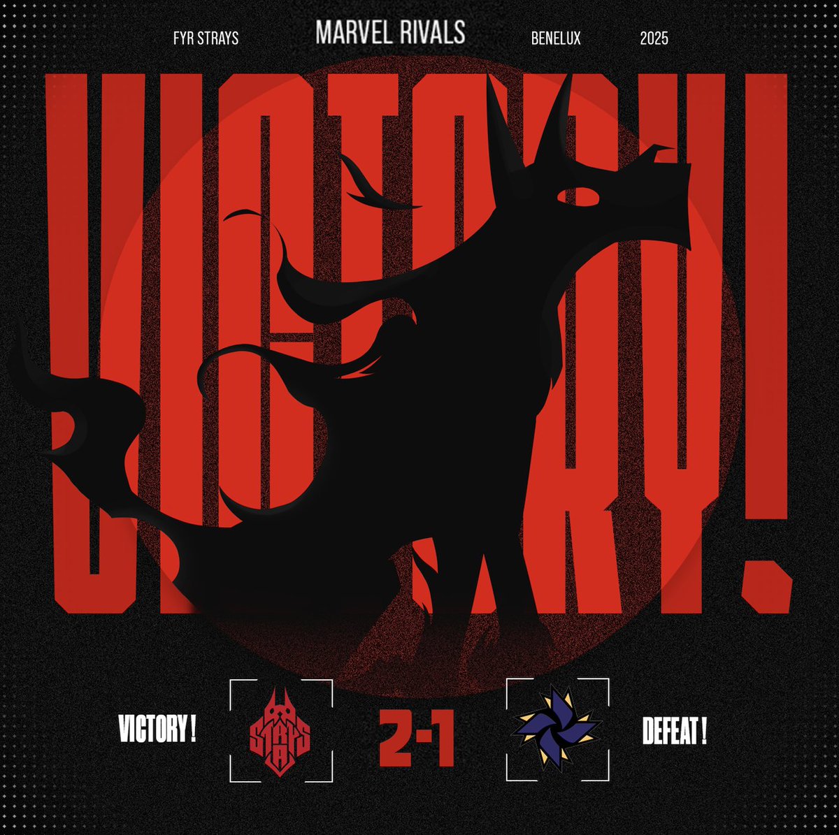 FYR Strays (@fyrstrays) on Twitter photo Justice has been served.
We are in <a href="/MarvelRivals/">Marvel Rivals</a> IGNITE Split 2 TOP 8.
GGs <a href="/ExOblivioneGG/">Ex Oblivione</a> may the best team win next time as well. Justice has been served.
We are in <a href="/MarvelRivals/">Marvel Rivals</a> IGNITE Split 2 TOP 8.
GGs <a href="/ExOblivioneGG/">Ex Oblivione</a> may the best team win next time as well.