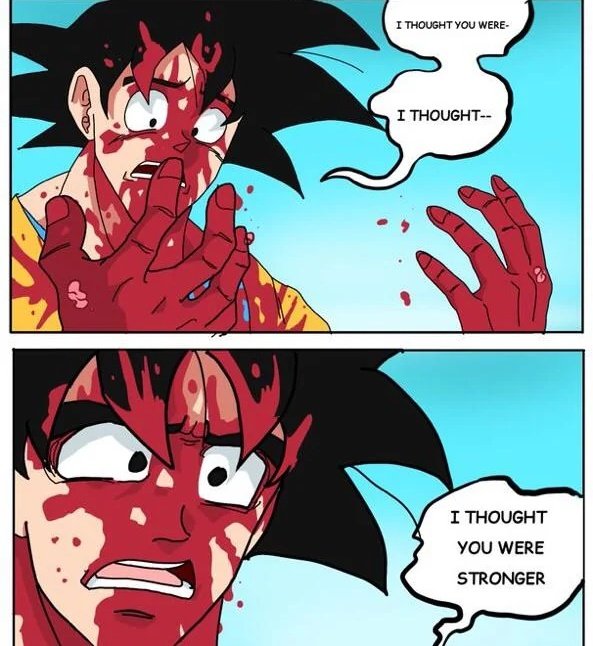 dbs_10_10's tweet image. What’s A Goku Fight That Was Basically This Image?