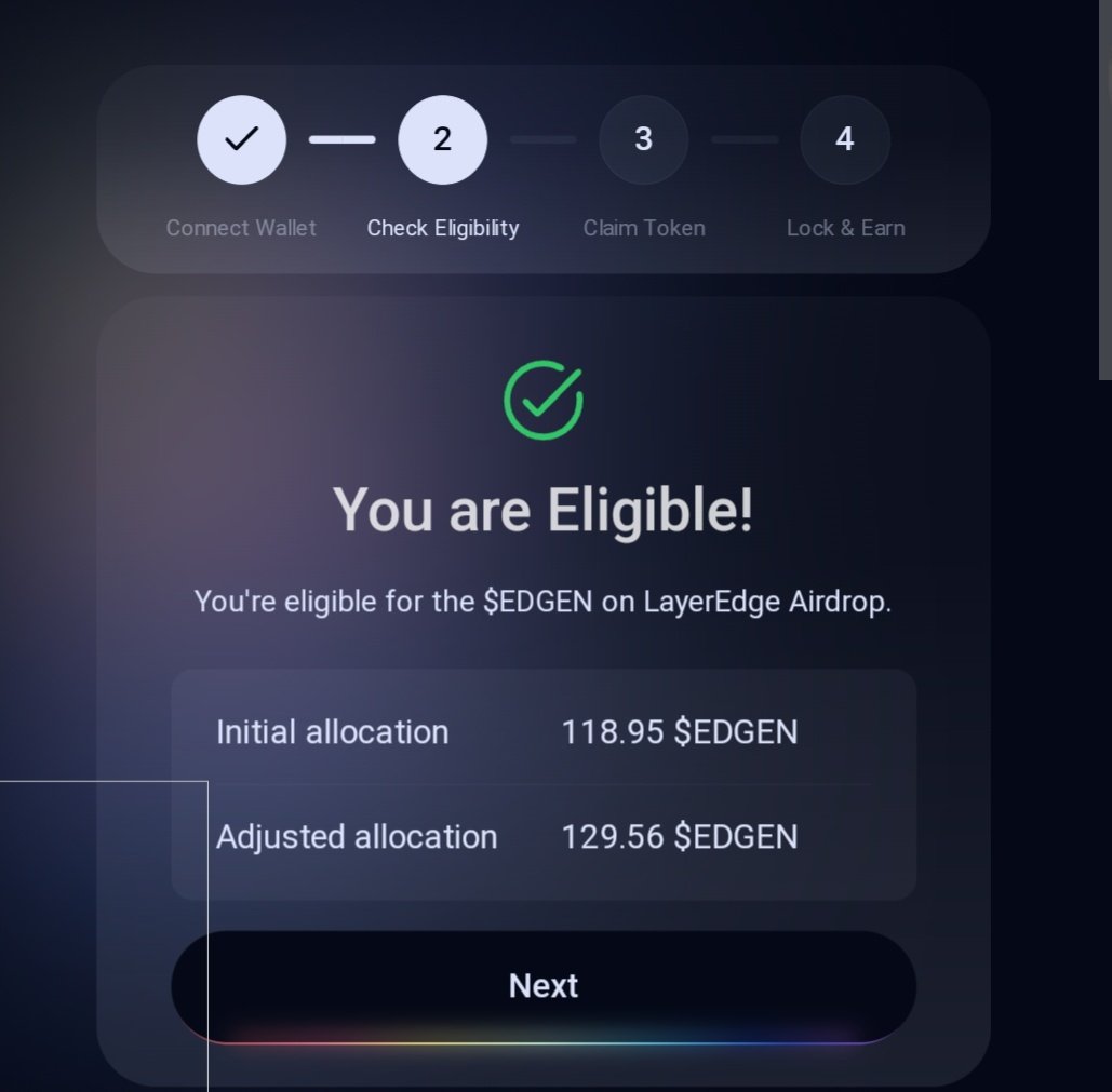 DpoolDr's tweet photo. @layeredge airdrop checker is live go and check your allocation and flex it
https://t.co/n01HpJOerr

$EDGEN lessgoo! https://t.co/UY1S1rKCOT