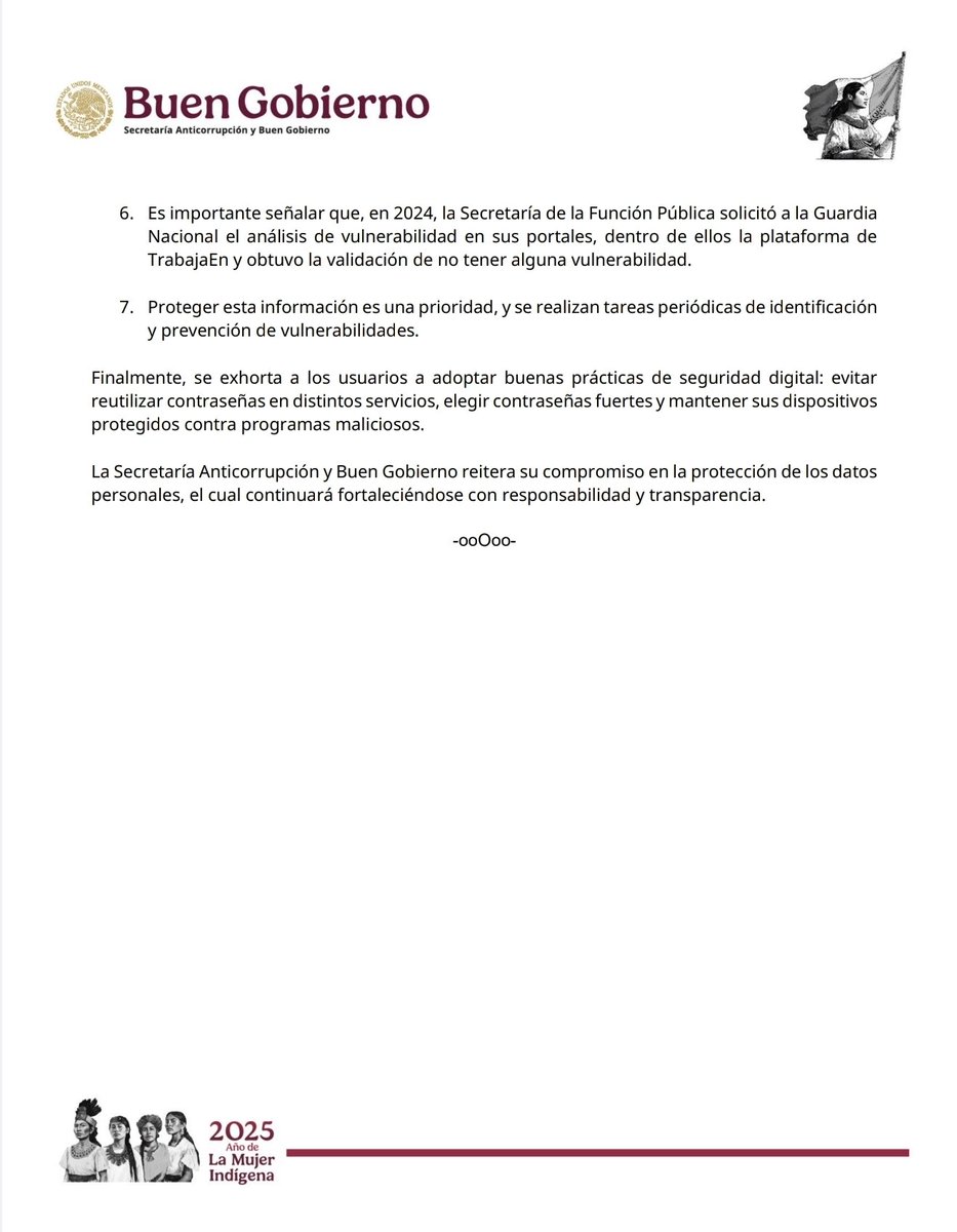 Ignacio Gómez Villaseñor (@ivillasenor) on Twitter photo ⛔️ | Buen Gobierno culpa a usuarios por hackeo en plataforma de empleo de la 4T
Increíble, pero cierto. <a href="/BuenGobierno_mx/">Buen Gobierno México 🇲🇽</a> culpa a las personas desempleadas —que concursan por vacantes en la 4T— por caer en malware.
La cosa se pone peor cuando consideran que eso no es una ⛔️ | Buen Gobierno culpa a usuarios por hackeo en plataforma de empleo de la 4T
Increíble, pero cierto. <a href="/BuenGobierno_mx/">Buen Gobierno México 🇲🇽</a> culpa a las personas desempleadas —que concursan por vacantes en la 4T— por caer en malware.
La cosa se pone peor cuando consideran que eso no es una