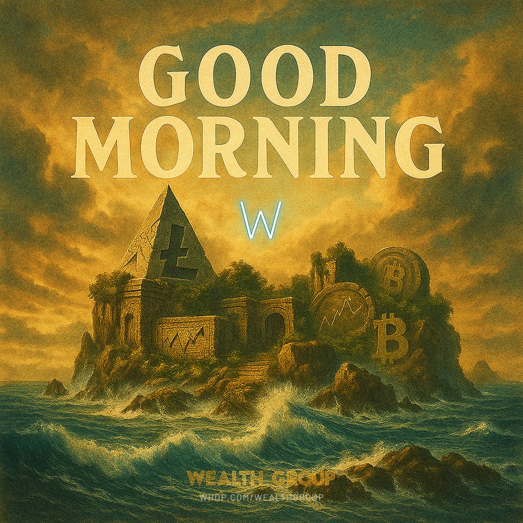 WealthGroup's tweet image. GM. Wisdom compounds faster than wealth. 🧮
