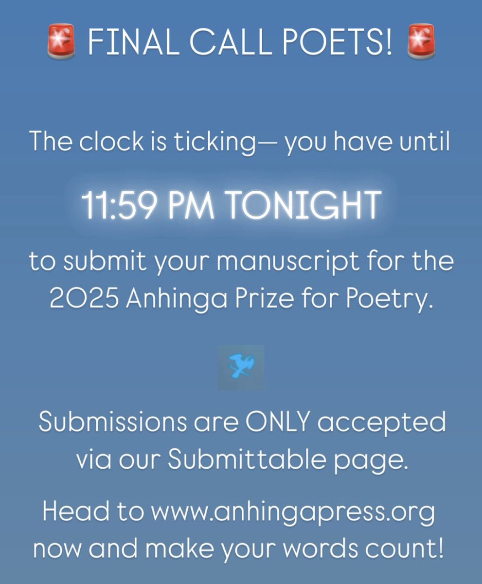 Anhinga Press (@anhinga_press) on Twitter photo 