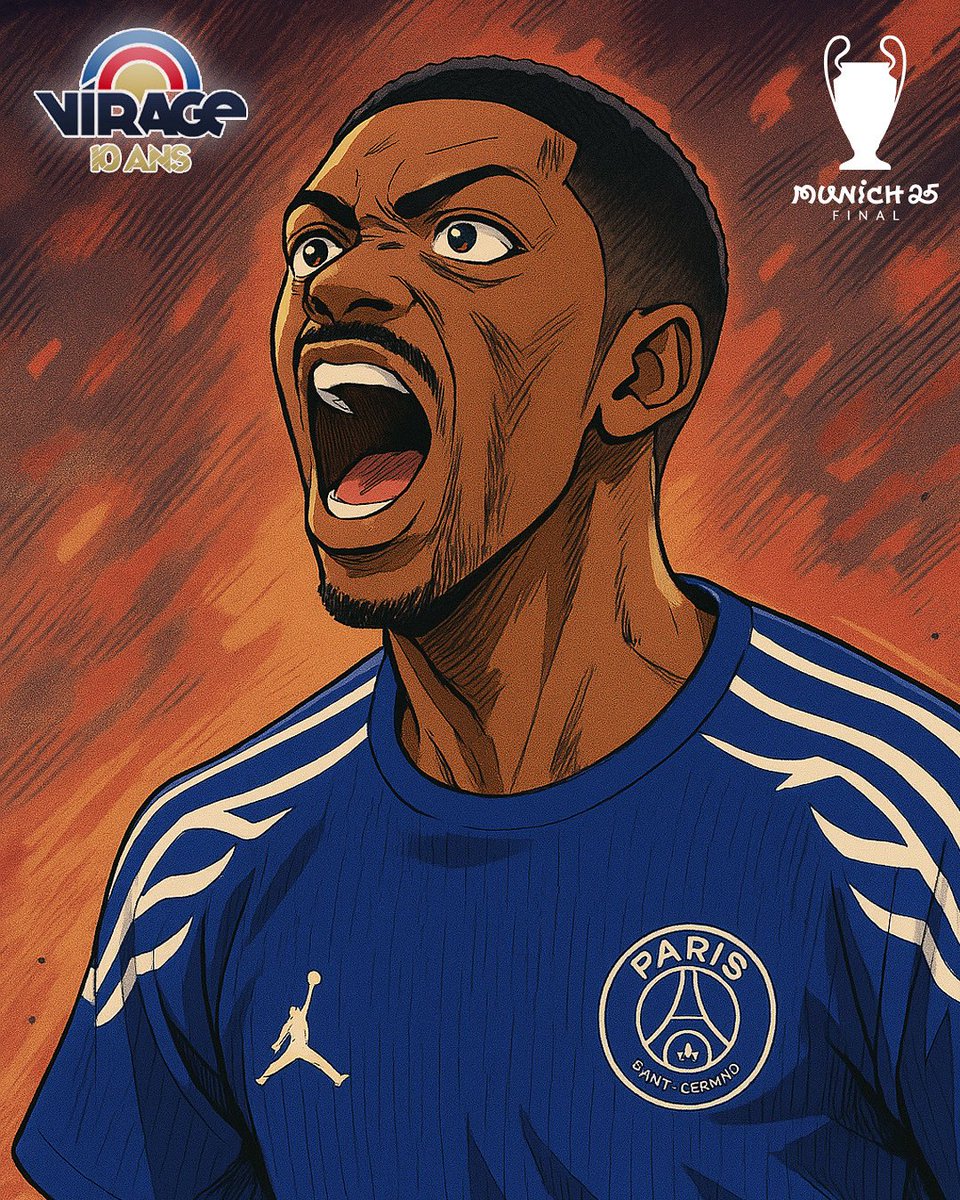 Jour J <a href="/dembouz/">Ousmane Dembélé</a> 🔴🏆🔵

<a href="/PSG_inside/">Paris Saint-Germain</a> <a href="/ChampionsLeague/">UEFA Champions League</a> #virage