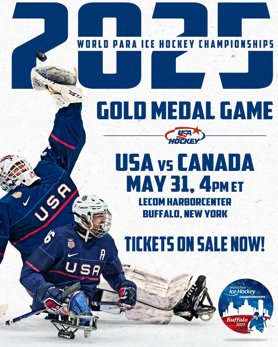 Buffalo Sabres (@buffalosabres) on Twitter photo The stage is set for the #SledWorlds Gold Medal Game! Catch Team USA vs. Team Canada today at 4 p.m. at <a href="/Harborctr/">LECOM Harborcenter</a> 🏒
Get tickets → bufsabres.co/4cZZdHP
<a href="/usahockey/">USA Hockey</a> | <a href="/paraicehockey/">Para Ice Hockey</a> The stage is set for the #SledWorlds Gold Medal Game! Catch Team USA vs. Team Canada today at 4 p.m. at <a href="/Harborctr/">LECOM Harborcenter</a> 🏒
Get tickets → bufsabres.co/4cZZdHP
<a href="/usahockey/">USA Hockey</a> | <a href="/paraicehockey/">Para Ice Hockey</a>