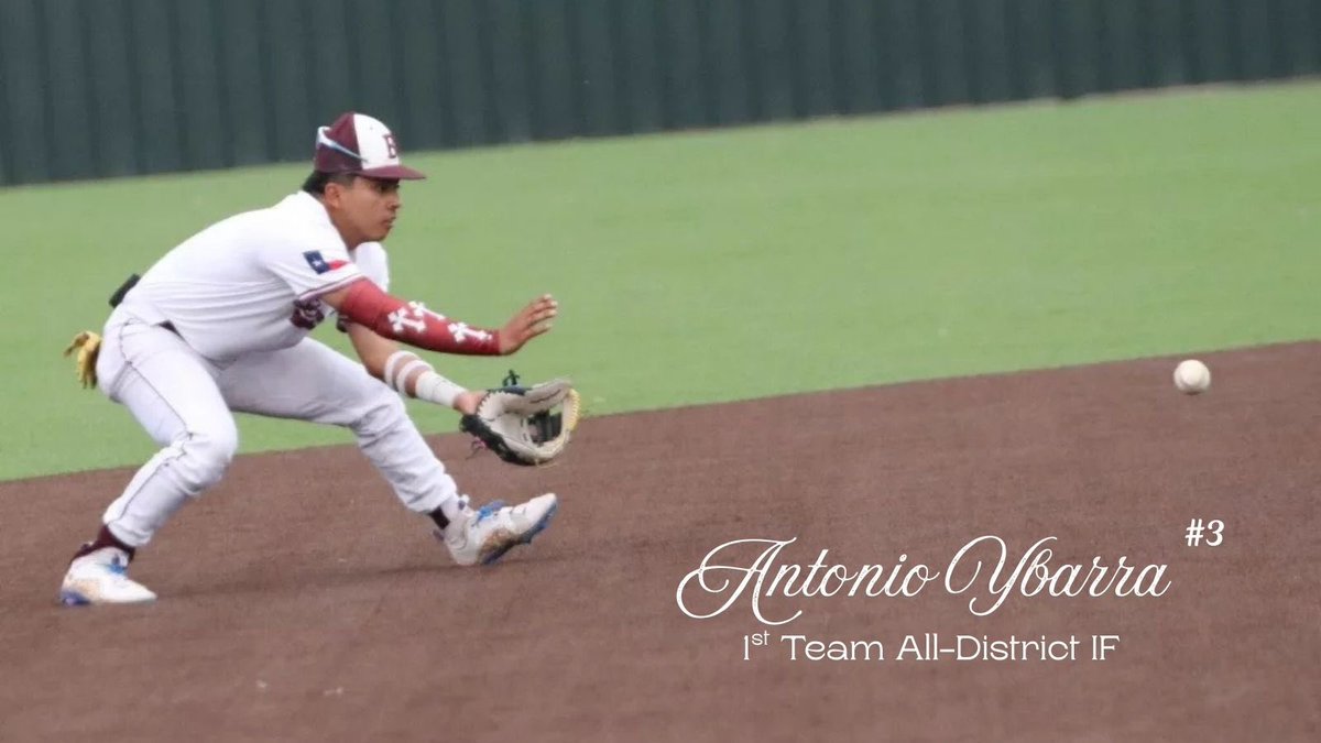 Congratulations to Antonio “Toni” Ybarra on his 6-4A All-District Award! 

Toni has been the vacuum at SS the past three seasons. From the back picks, double plays, and alpha AB’s, Toni has been a huge reason for the Lions success! Thank you for the memories! #TPW #ClassOf2025