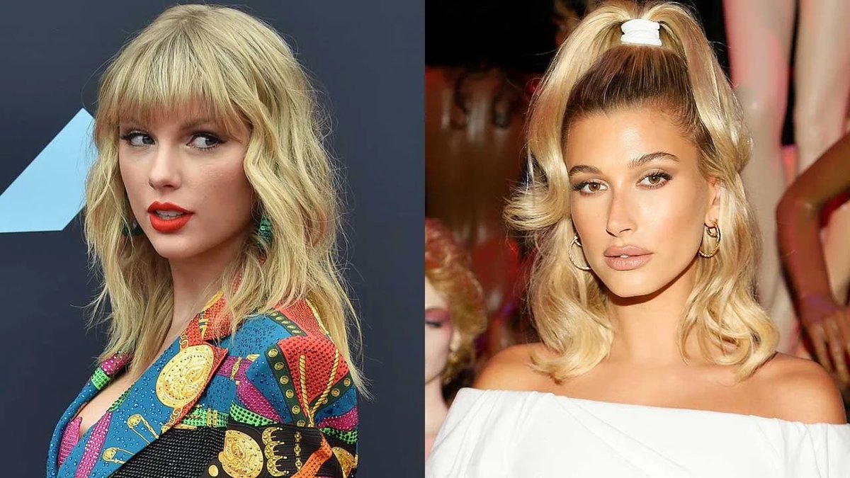 Iconickmess's tweet photo. All the times Hailey Bieber was shady over Taylor Swift (a thread): https://t.co/2sLKFQdHeZ