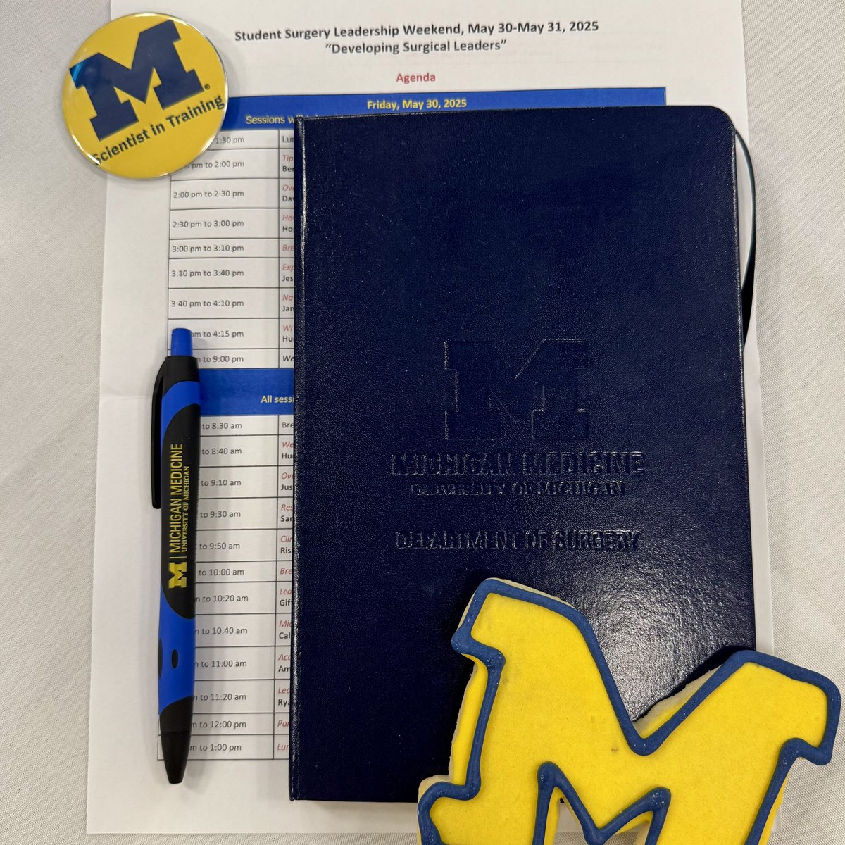 Jessie M. Dalman (@jessiemdalman) on Twitter photo Never not proud to be a physician-scientist in training at <a href="/UMichMedSchool/">University of Michigan Medical School</a> , a place that is & will forever be home to the Leaders & the Best. Thanks to <a href="/UMichSurgery/">Michigan Surgery</a> for a wonderful & informative #SurgeryLeadershipWeekend2025 !! 🪡〽️💙 Never not proud to be a physician-scientist in training at <a href="/UMichMedSchool/">University of Michigan Medical School</a> , a place that is & will forever be home to the Leaders & the Best. Thanks to <a href="/UMichSurgery/">Michigan Surgery</a> for a wonderful & informative #SurgeryLeadershipWeekend2025 !! 🪡〽️💙