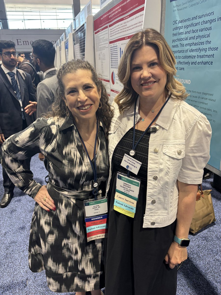 Kim Newcomer (@coloncancergal) on Twitter photo We are at @asco presenting our poster on understanding and addressing unmet needs in CRC. Stop by poster 245 and learn more. #ASCO25 <a href="/CCAlliance/">Colorectal Cancer Alliance</a> We are at @asco presenting our poster on understanding and addressing unmet needs in CRC. Stop by poster 245 and learn more. #ASCO25 <a href="/CCAlliance/">Colorectal Cancer Alliance</a>