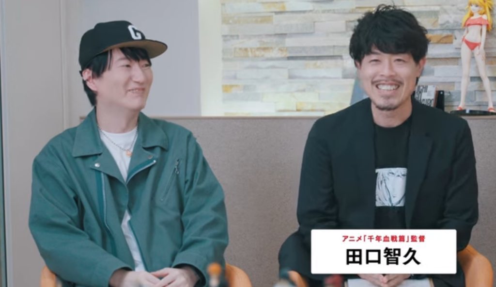 IchigoTaicho9's tweet photo. Staff: Director Taguchi, you were having so much fun, didn’t Kubo-sensei catch you mid-bite while you were eating?

Everyone: (laughs)

Taguchi: No, no, that’s not how it was! (laughs)

What happened was, I had my mouth full because of a scheduling crunch,
and Kubo-sensei walked up to me while I was eating, so I just kind of nodded as a greeting.

It wasn’t intentional! (laughs)

Staff: That just shows what a warm, family-like atmosphere the dubbing site had.

I think that’s thanks in part to the cast members—like Morita-san and the others—who created such a positive vibe.

Taguchi: That’s definitely a big part of it.