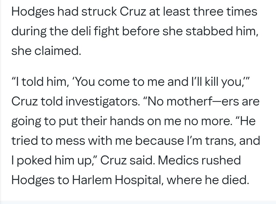 She literally was fighting for her life. 

This government literally expects us to just fucking die for the comfort of bigots. 

FREE HER.